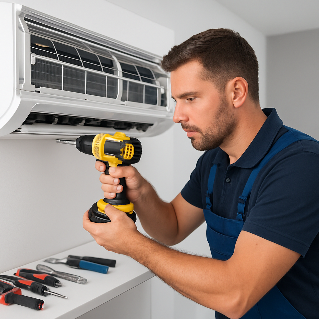 Professional appliance repair technician